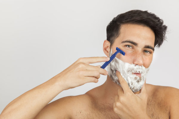 How to shave face properly