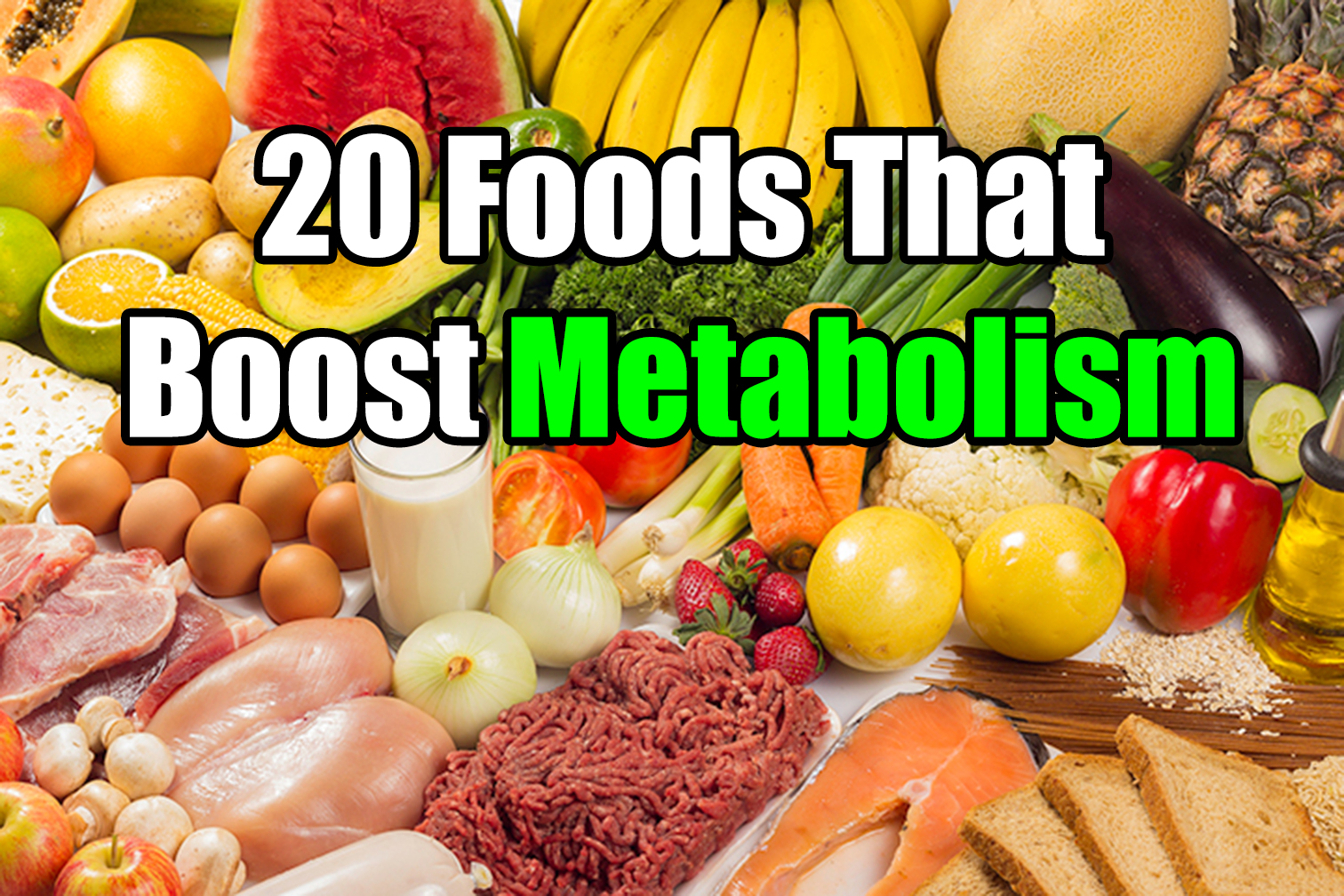 list of 5 fat burning foods that speed up metabolism