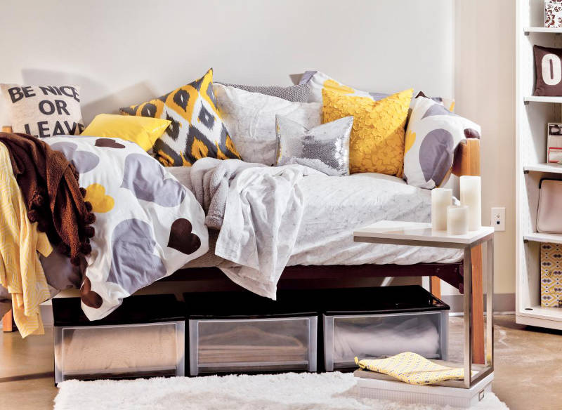 Low Loft Dorm Bed for Guys