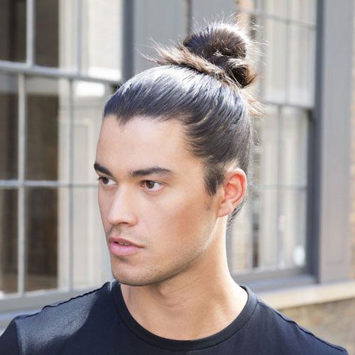 man bun teen guy