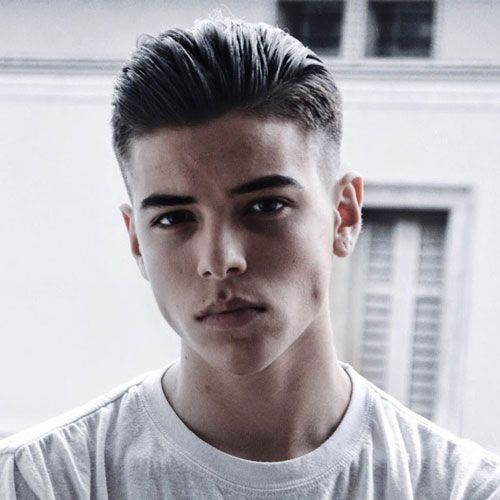 best straight hairstyles for teenage guys