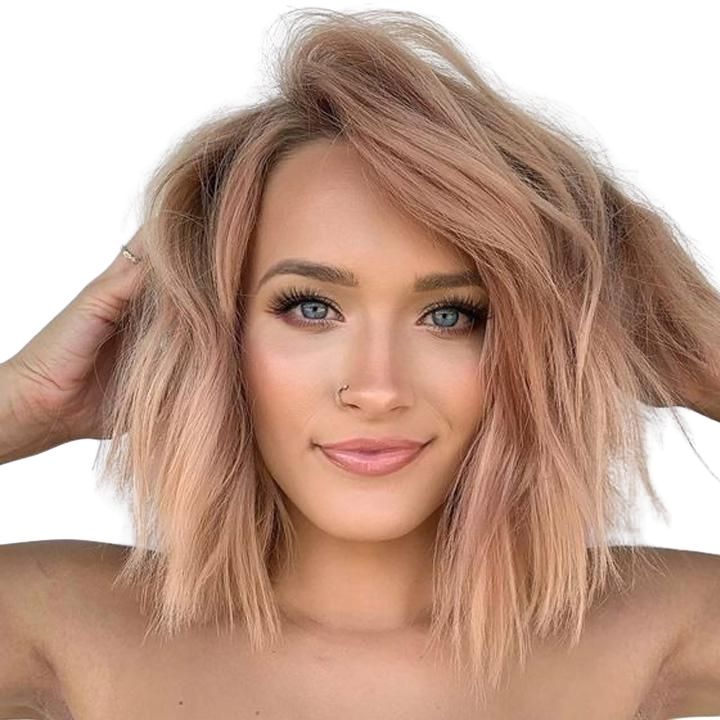 rose gold highlights for teenage girls