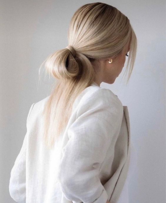 low half bun for teenage girls