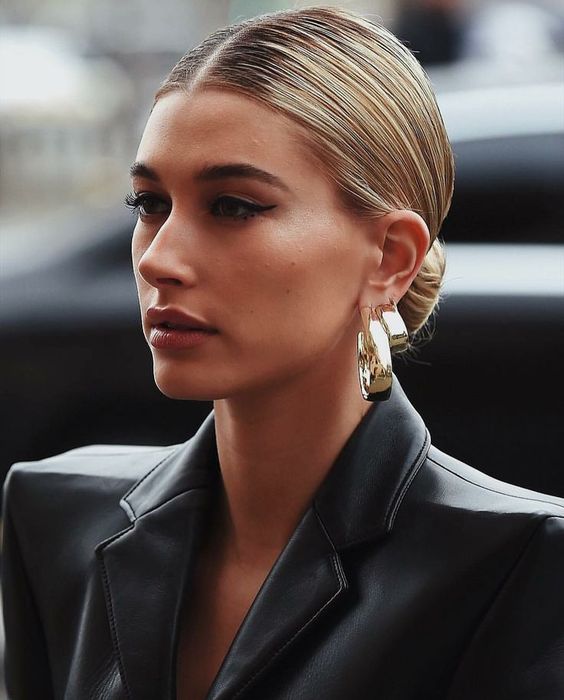 slicked back hairstyles for straight hair girls