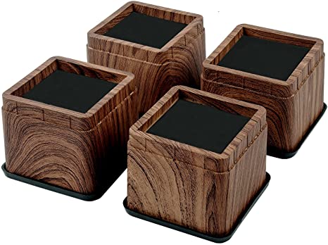 wood bed risers for dorm rooms