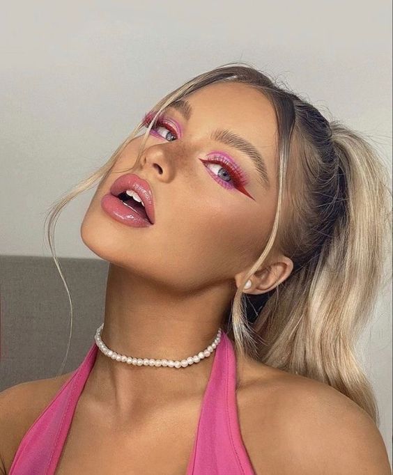 pink barbie makeup ideas