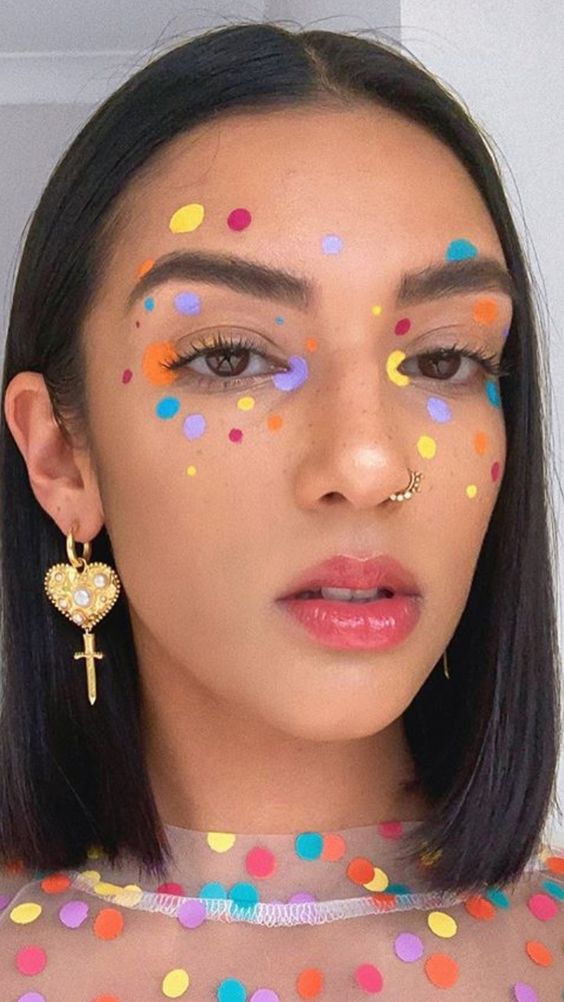 polka dot makeup ideas