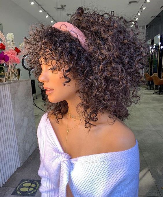 curly homecoming hairstyle