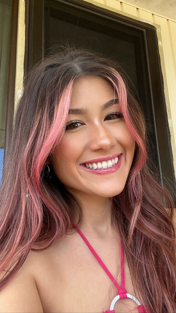 pink homecoming hair ideas