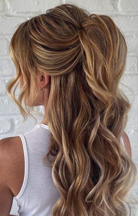 Easiest Homecoming Hairstyle for Long Hair
