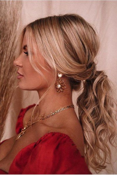 cute homecoming hairstyles with ponytail