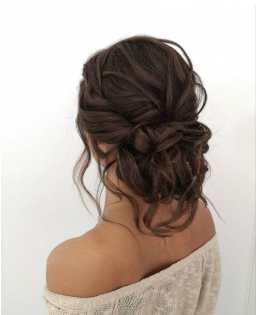 low bun hairstyles for long hair