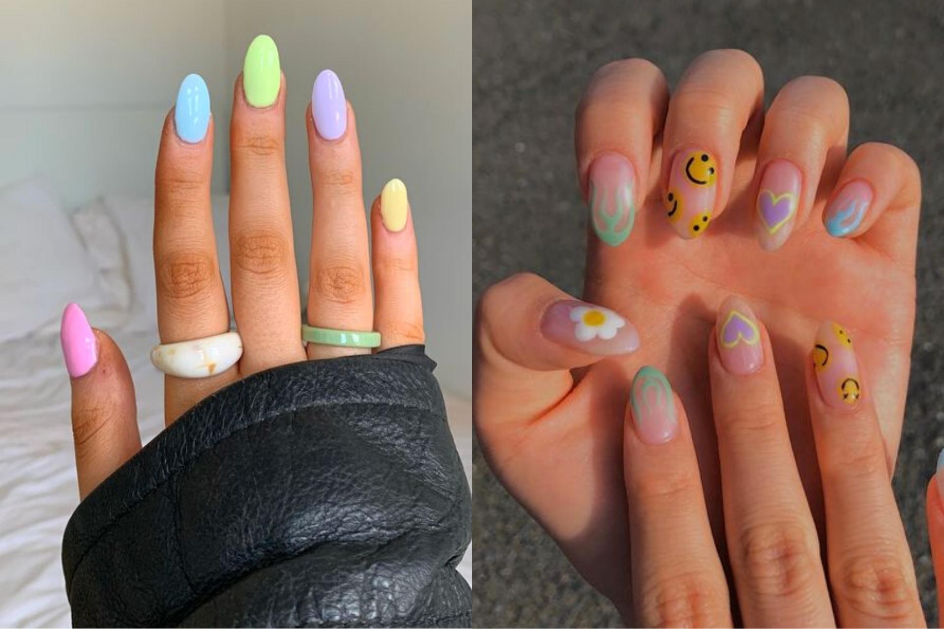 3. Gradient Nail Designs for Teenagers with Long Nails - wide 5