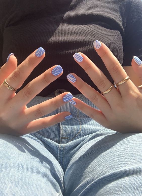 zebra print nails