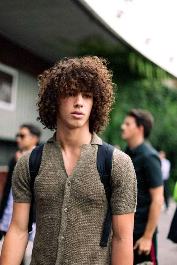 curly afro hairstyles for teenage guys