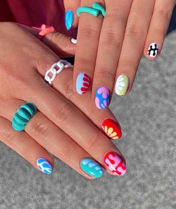 short festival nail ideas