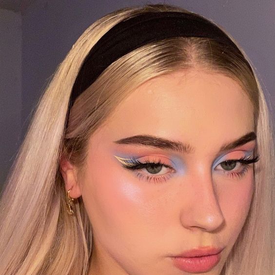 pastel Coachella makeup ideas