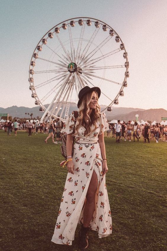 floral Coachella outfits