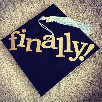 finally grad cap