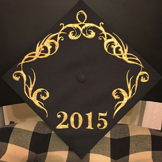 last minute grad cap design