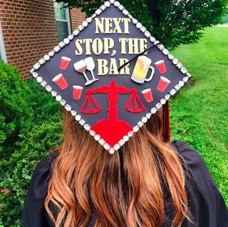 graduation cap ideas for law school