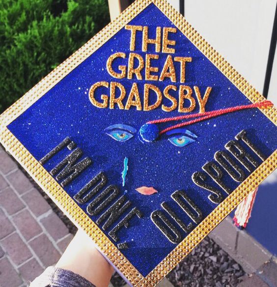 The Great Gatsby graduation cap