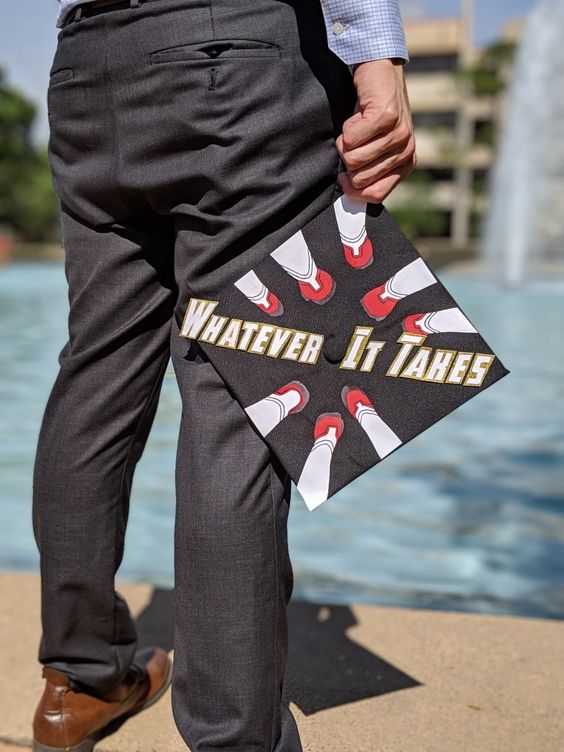 Avengers inspired graduation cap ideas