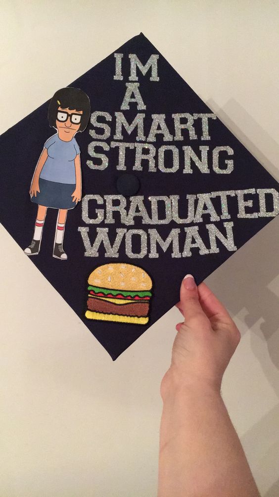 Bobs Burgers college graduation cap