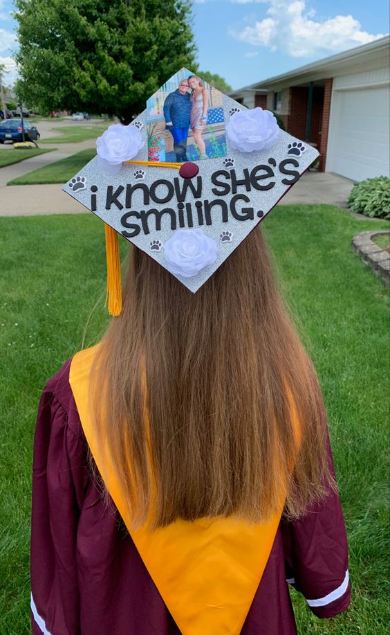 memorial graduation cap ideas