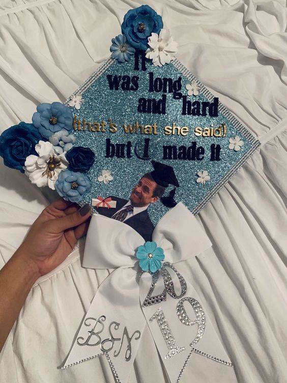 Michael Scott graduation cap ideas