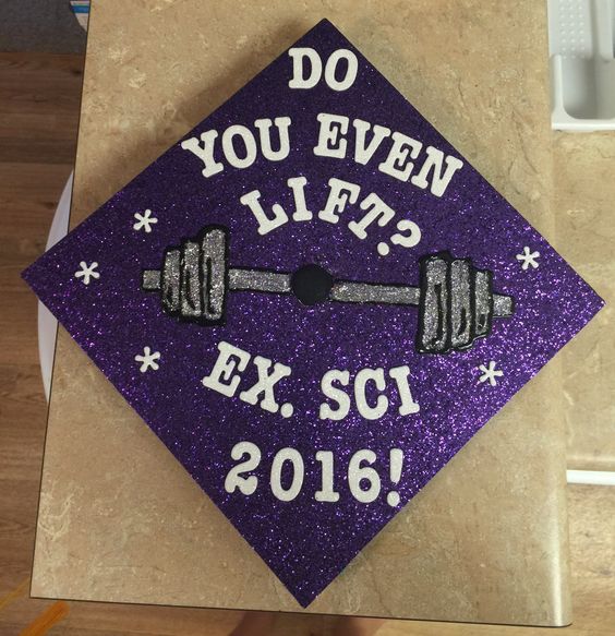 do you even lift grad cap