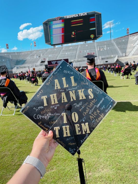 Austin Powers grad cap