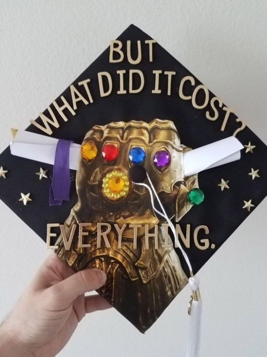 graduated at what cost thanos cap idea