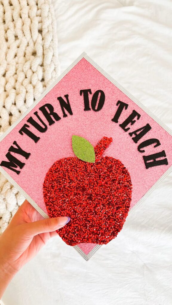 clever grad caps for teachers