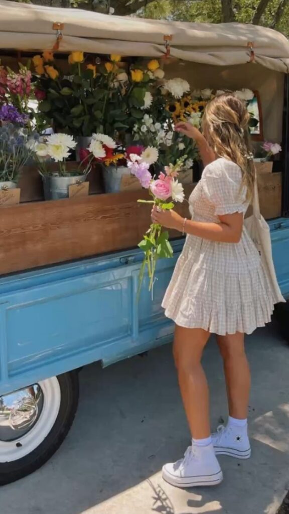 checkered summer dress for teens