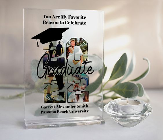 personalized graduation acrylic frame