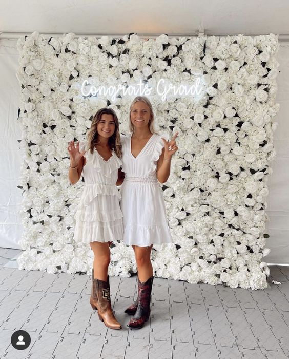 flower wall photo booth ideas