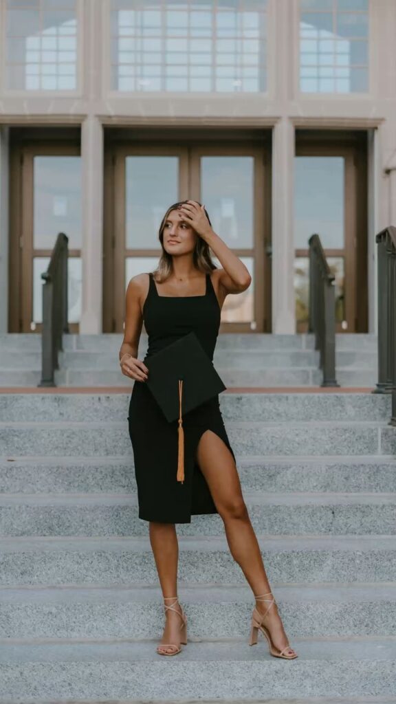 Black dress 2025 for college graduation