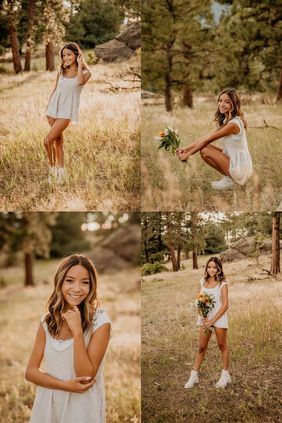 senior picture poses for girls