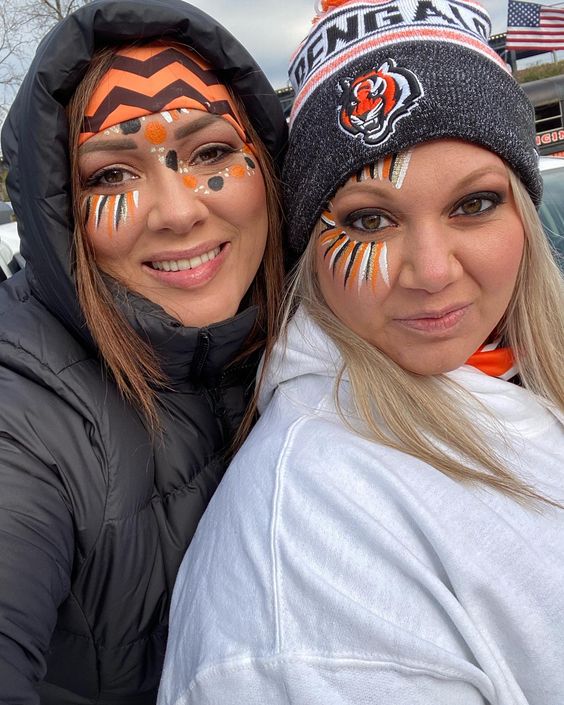 tiger face paint for football game