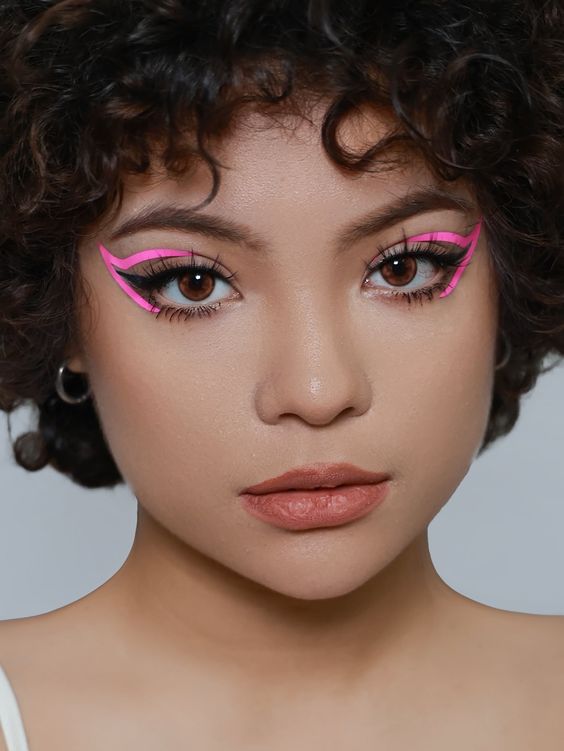 pink prom makeup look