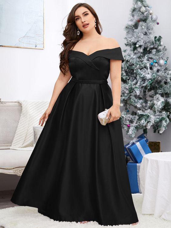 black plus size prom dress ideas
