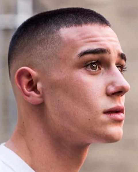 simple buzzcut haircut