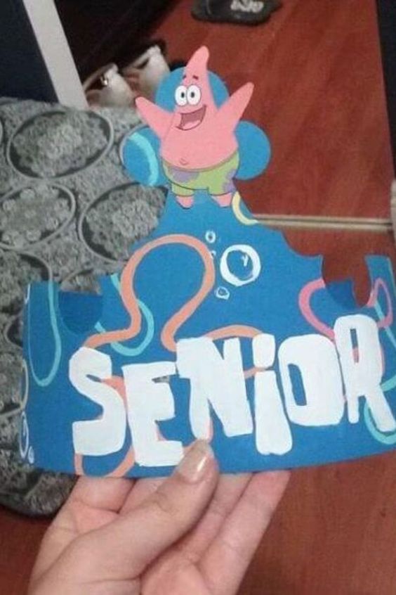 how to make senior crowns