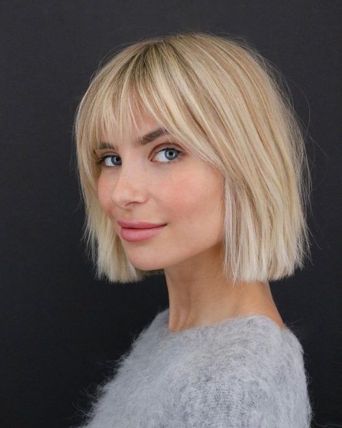 short blonde hair hairstyle