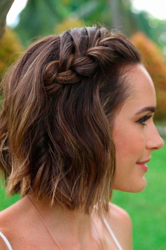 prom hairstyle for short hair