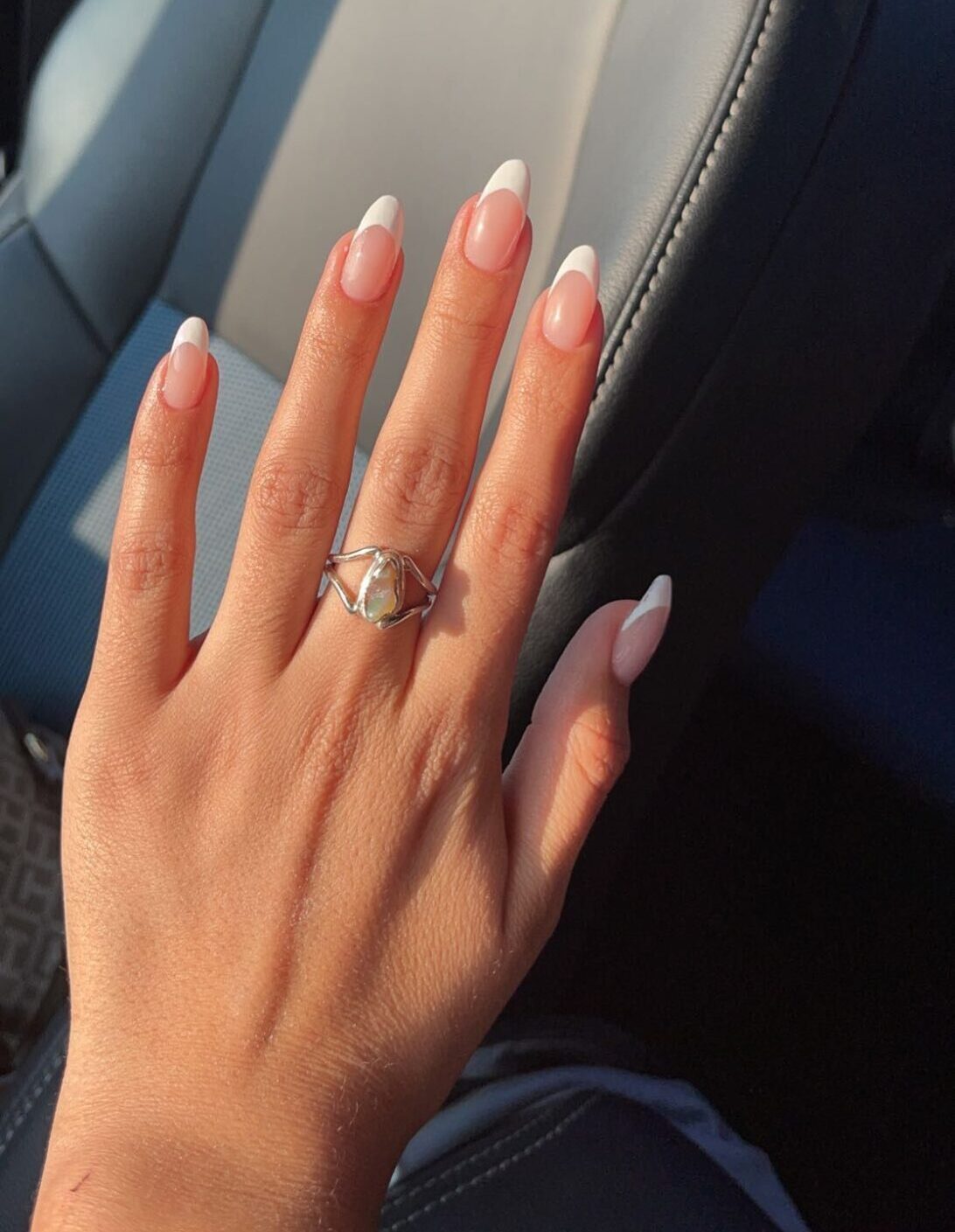 french tip nail ideas for prom