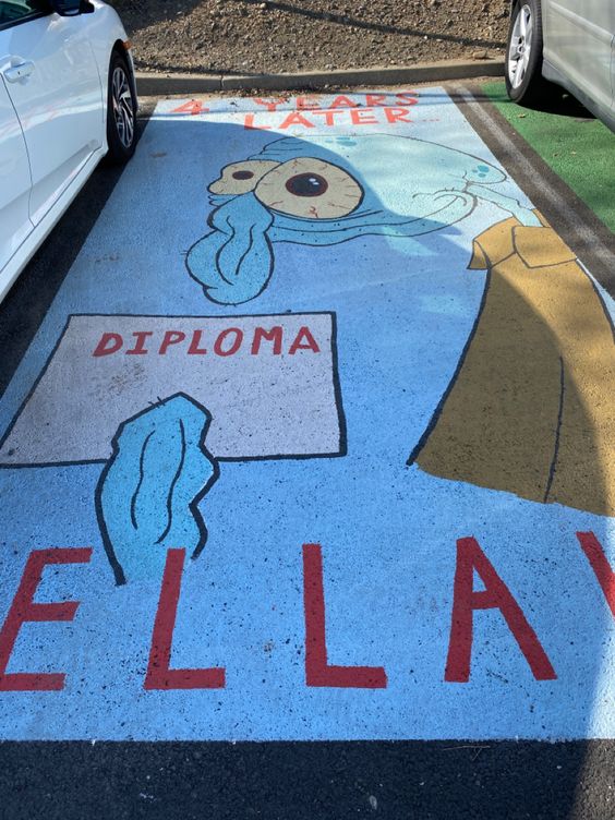 senior parking spot for girls