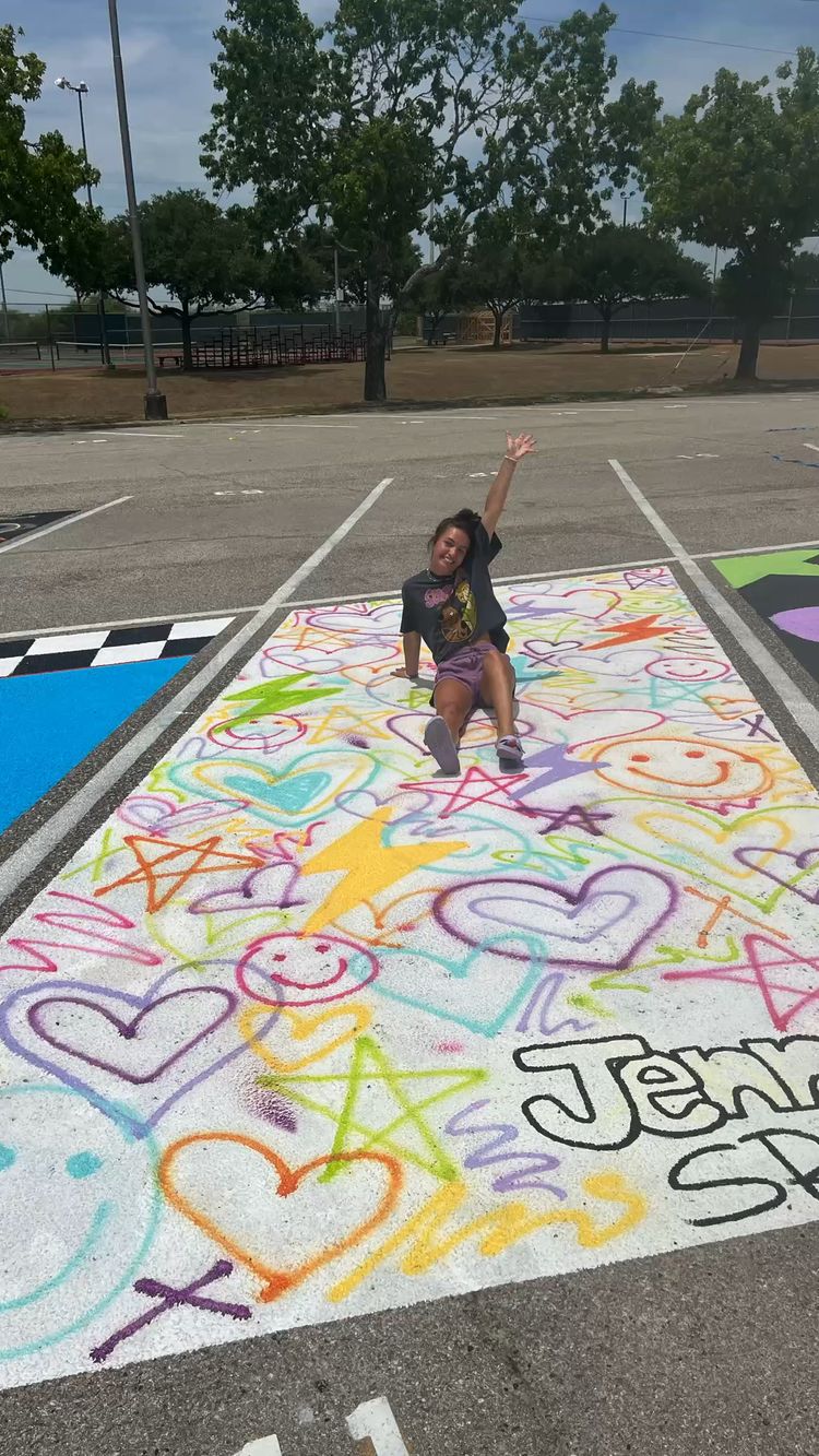 paint for senior parking spots for girls