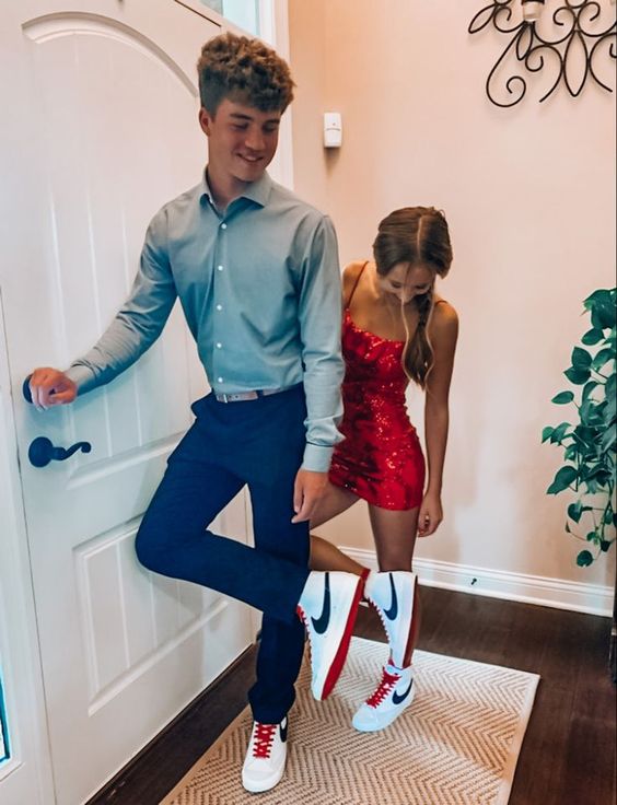 simple matching prom outfits for couples